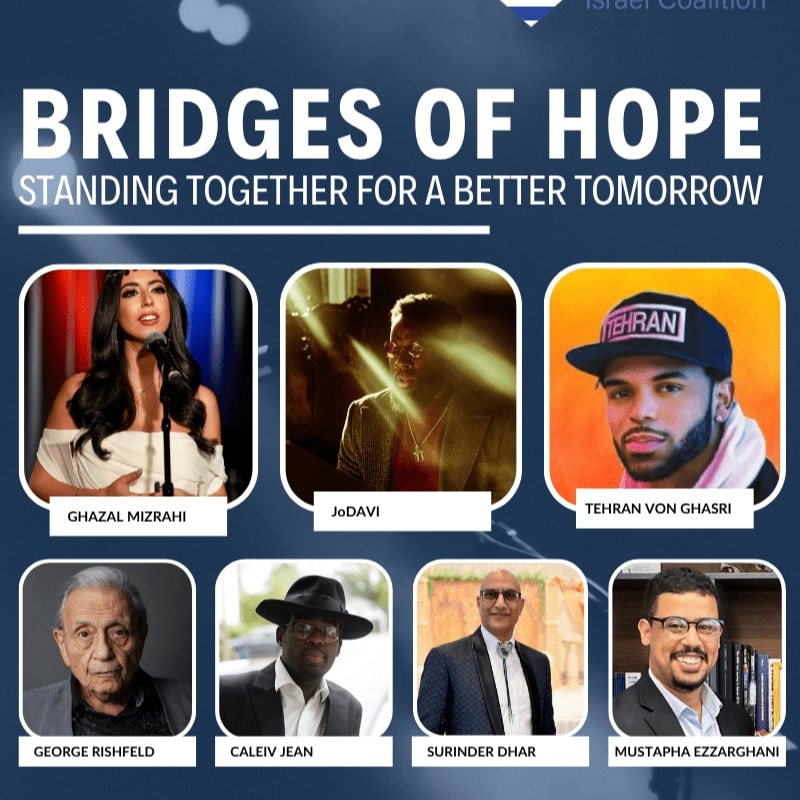 Bridges of Hope: Standing Together for a Better Tomorrow — event graphic