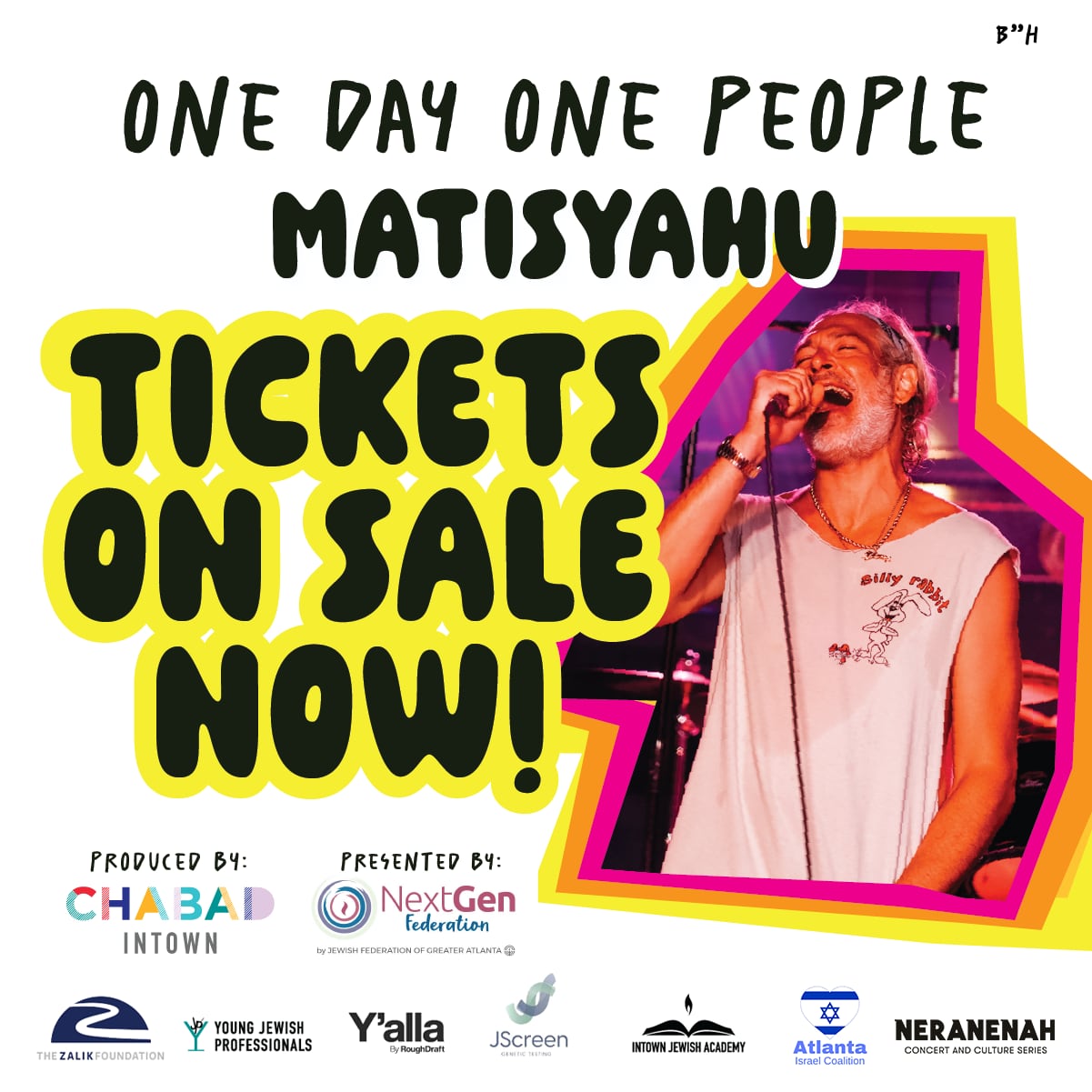 An Intimate Evening with Matisyahu: One Day One People, event graphic