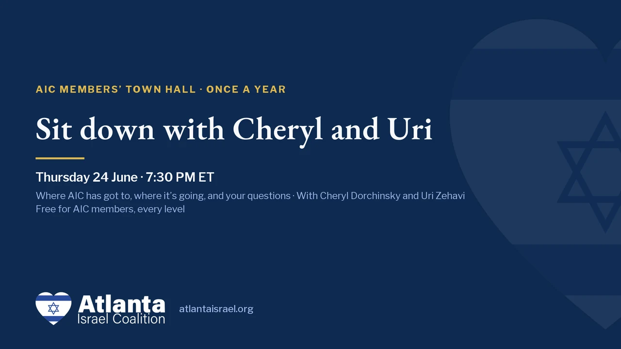 AIC Members’ Town Hall card: Thursday 24 June, 7:30 PM ET. Free for AIC members, every level.